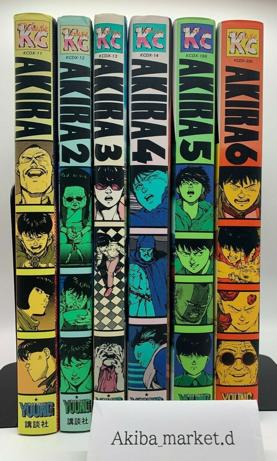 AKIRA Vol.1-6 Complete Full Set Japanese Manga Comics