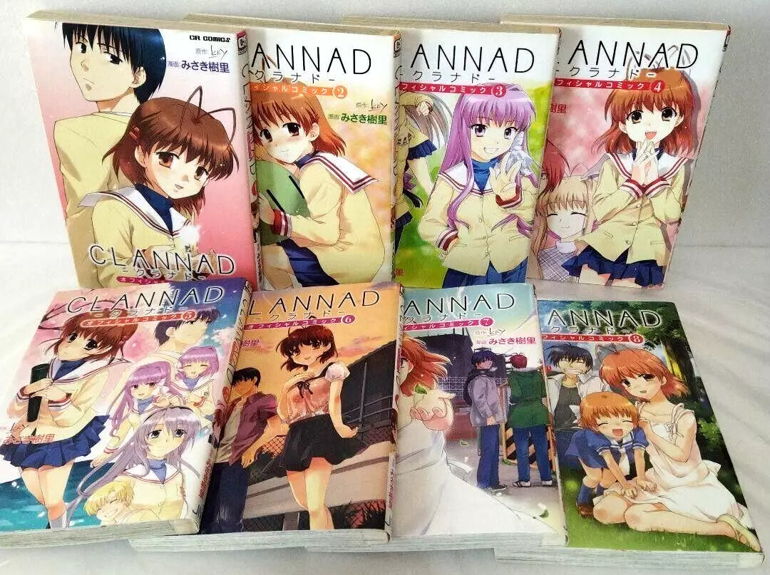 CLANNAD Vol.1-8 Complete Full Set Japanese Manga Comics