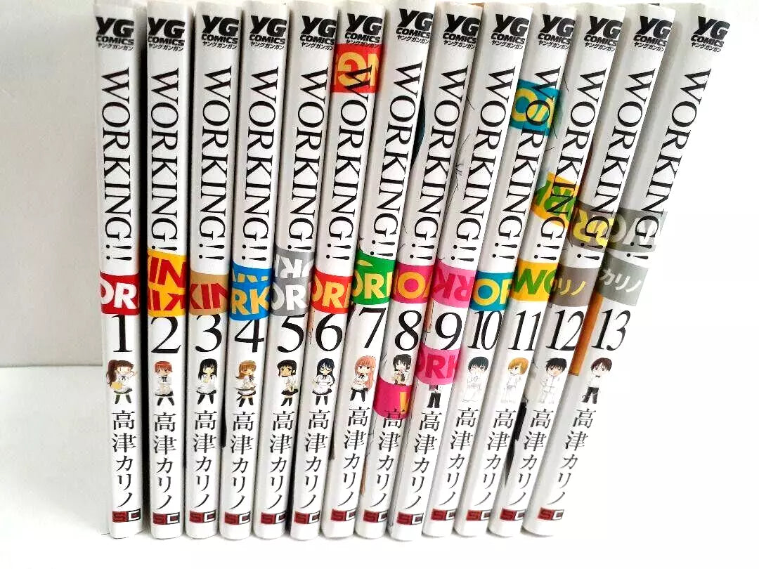 WORKING !! Vol.1-13 Complete Full Set Japanese Manga comics