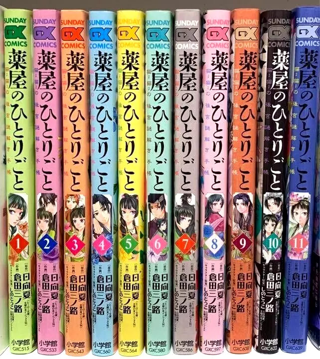 Kusuriya no hitorigoto The Apothecary Diaries Vol.1-13 Latest Full Set Japanese Manga Comics