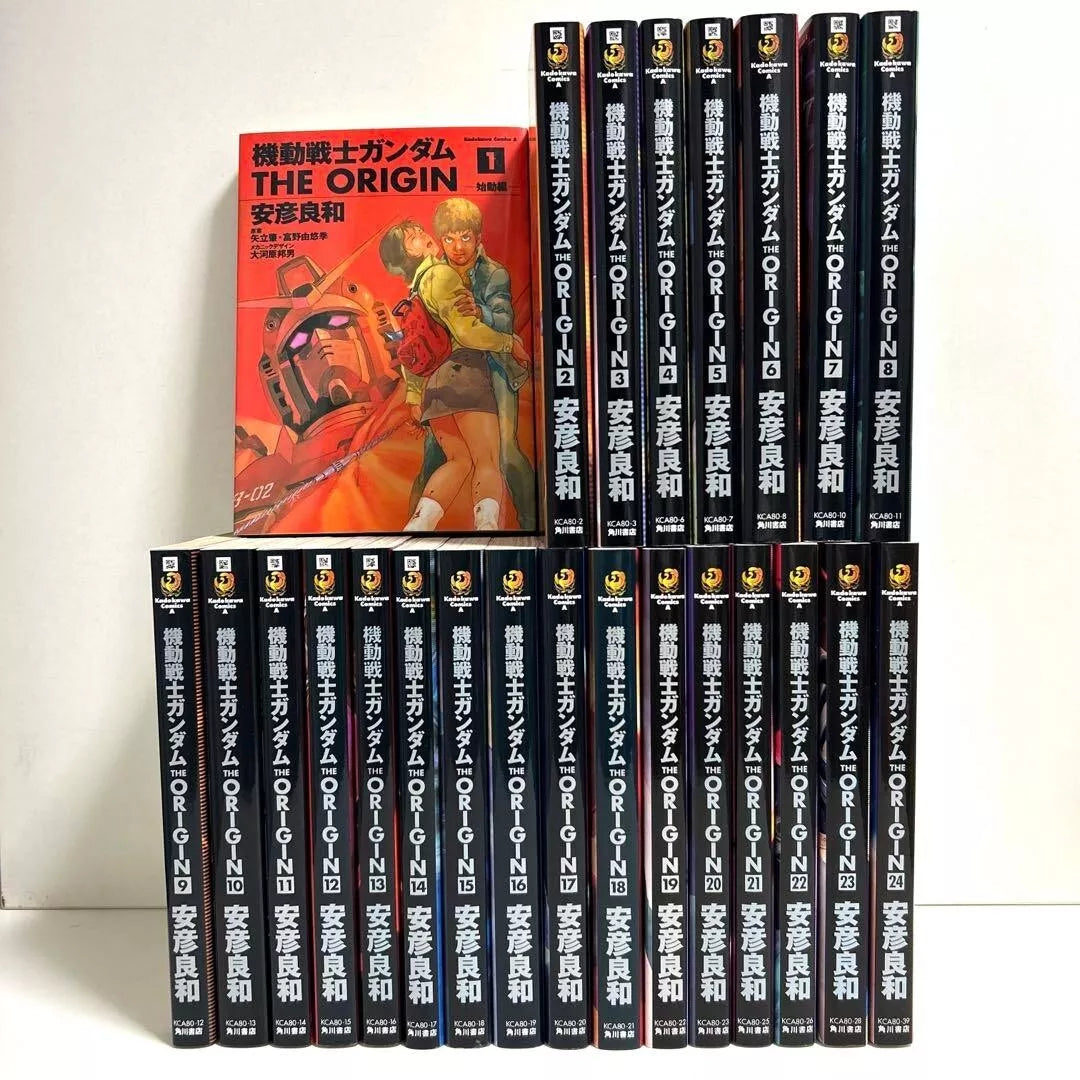 Mobile Suit Gundam: The Origin Vol.1-24 Complete Full Set Japanese Manga Comics