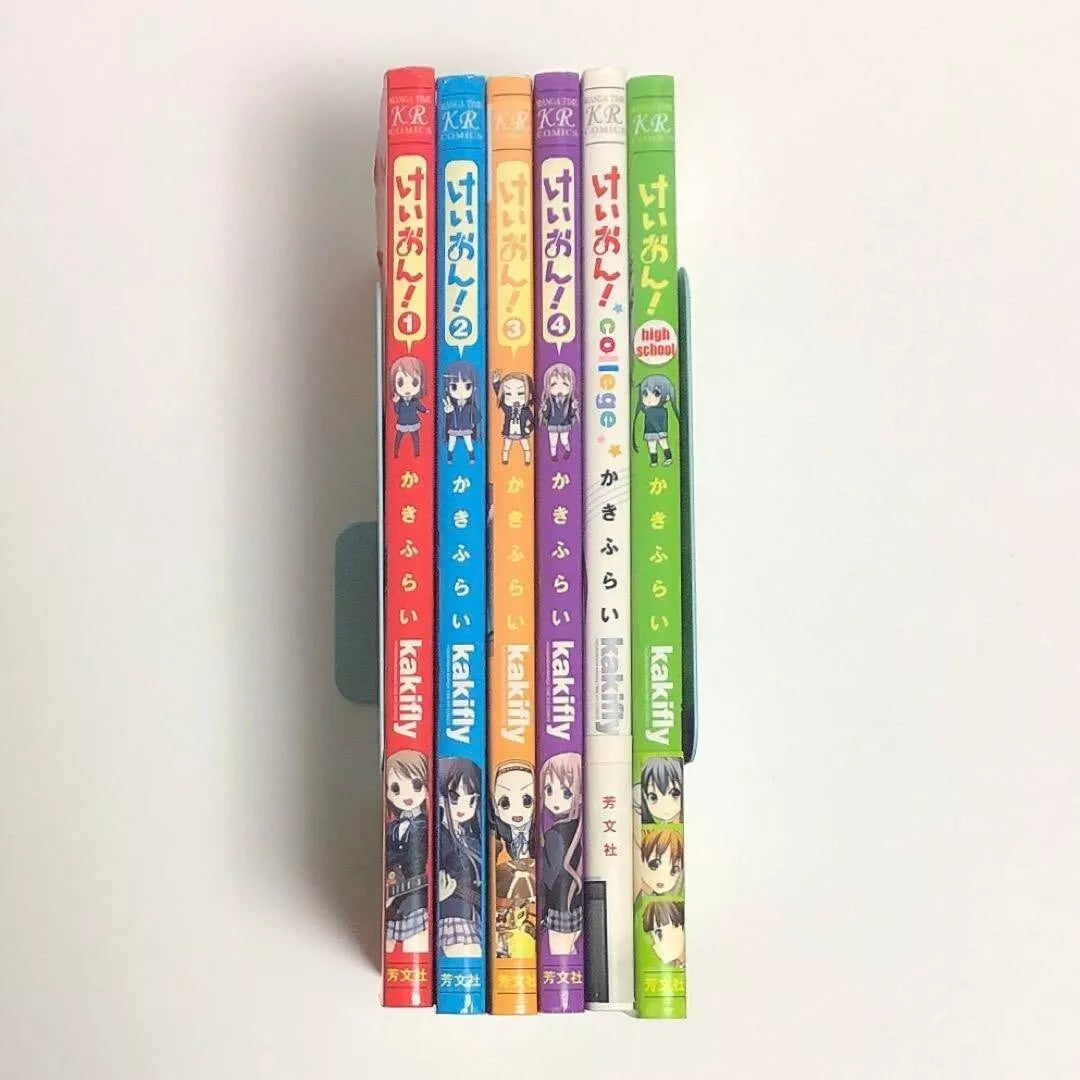 K-ON! Vol. 1-4 + High school + College Complete Full Set Japanese Manga Comics