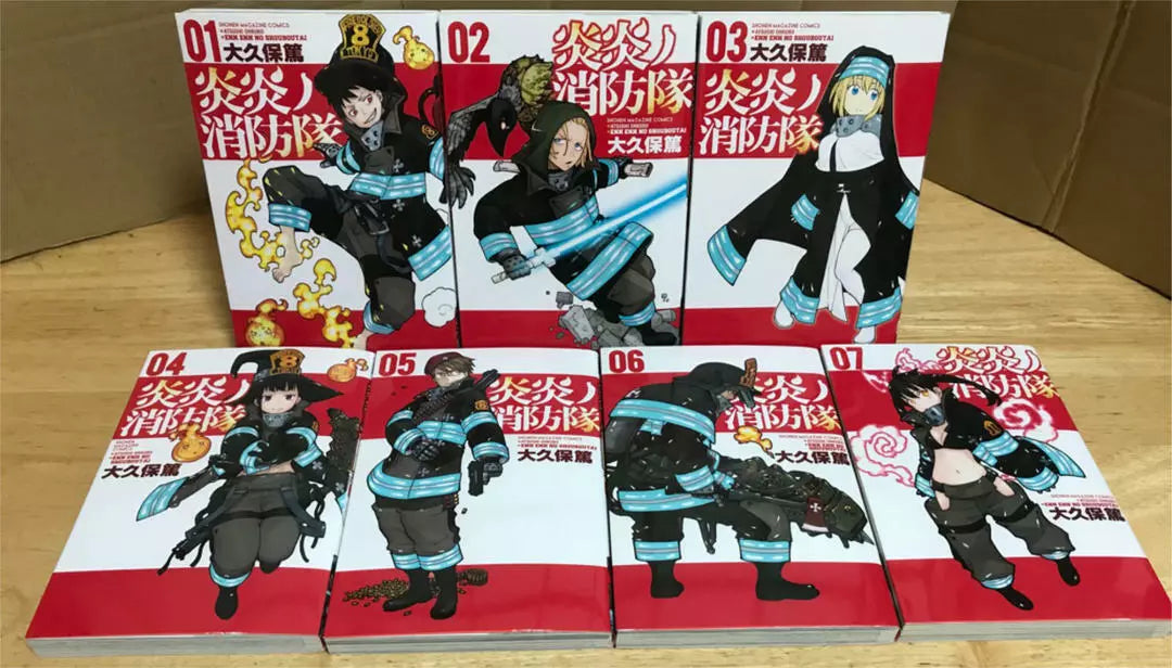 Fire force Enen no shouboutai Vol.1-34 Complete Full Set Japanese Manga Comics