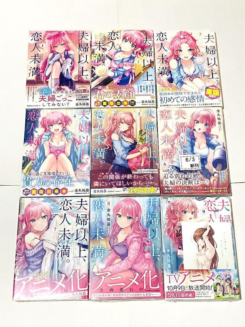 Fuufu Ijou, Koibito Miman Vol.1-11 Latest Full Set Japanese Manga Comics FuuKoi