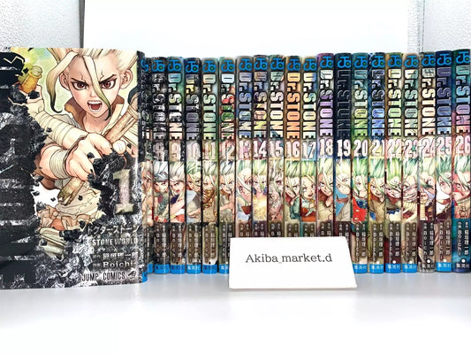 Dr. Stone Vol.1-26 Complete Full Set Japanese Language Manga Comics Boichi