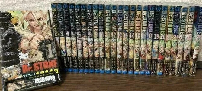 Dr. Stone Vol.1-26 Complete Full Set Japanese Language Manga Comics Boichi