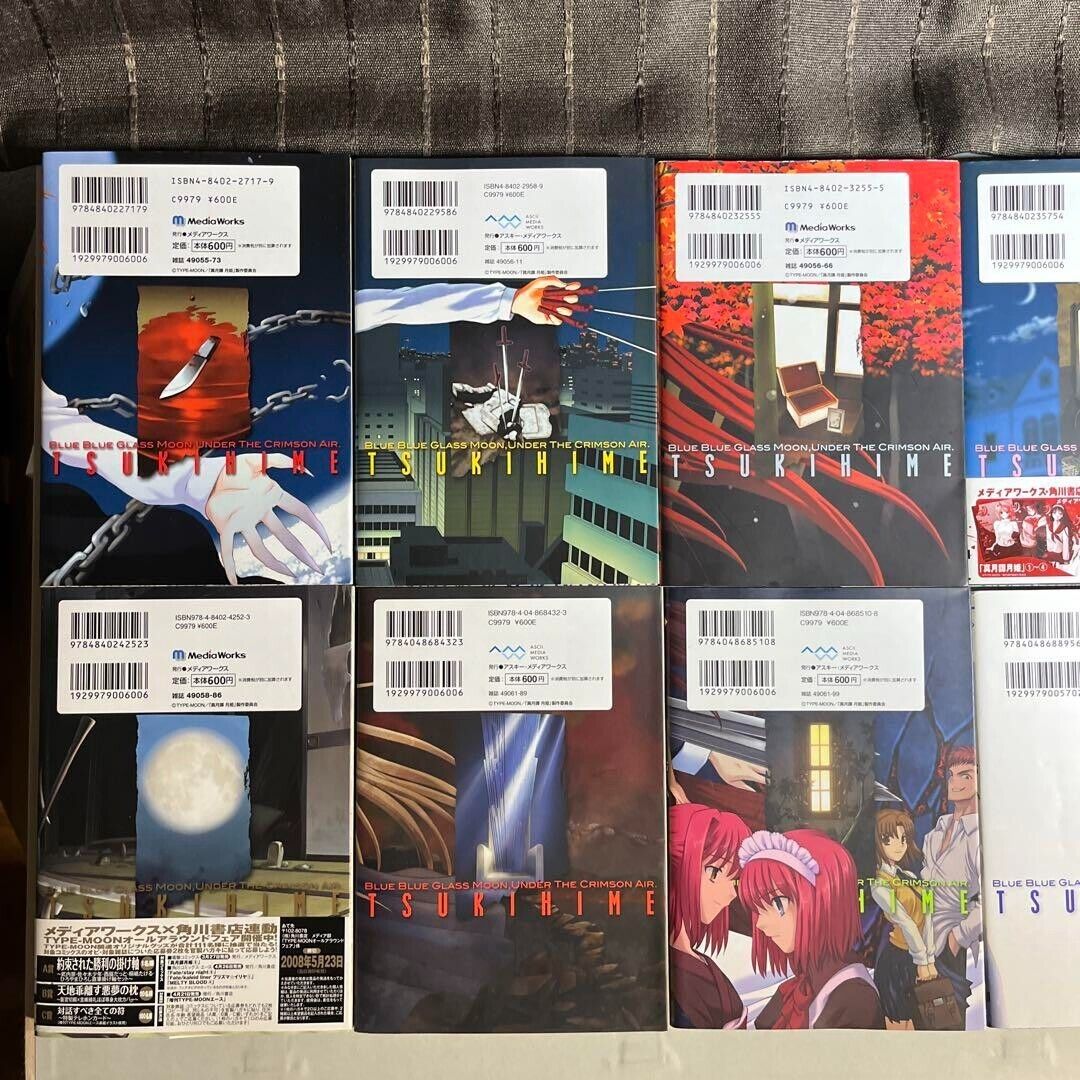 Lunar Legend Tsukihime Shingetsutan Vol.1-10 Complete Full Set Japanese Manga Comics