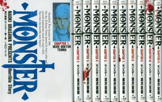 Monster Vol.1-18 Complete Full Set Japanese Manga Comics