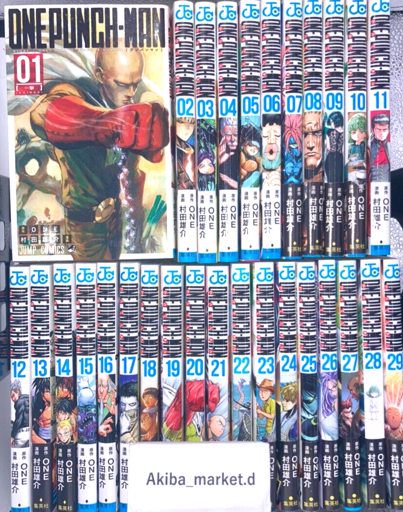 One Punch Man Vol.1-30 Latest Full Set Japanese Manga Comics