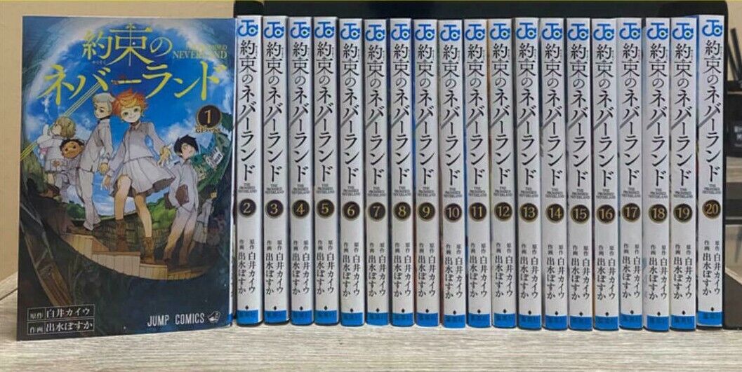 Yakusoku no The Promised Neverland Vol.1-20 Complete Full Set  Japanese Manga Comics