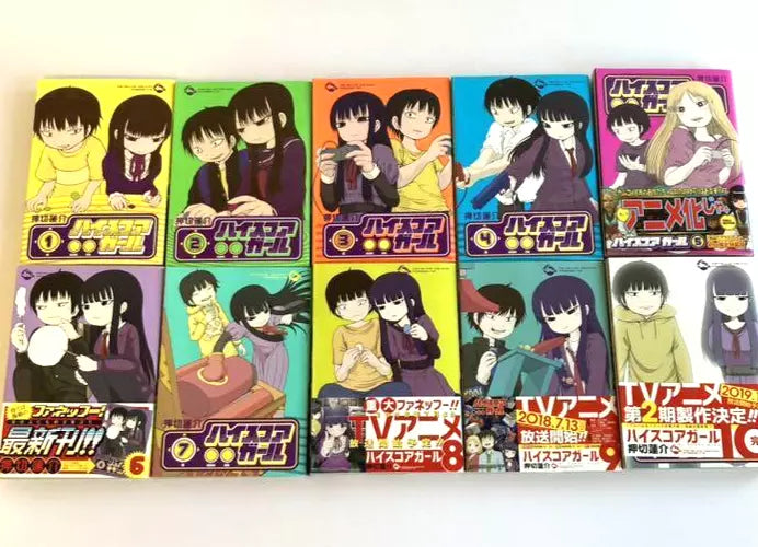 HI SCORE GIRL Vol.1-10 Complete Full Set Japanese Manga Comics