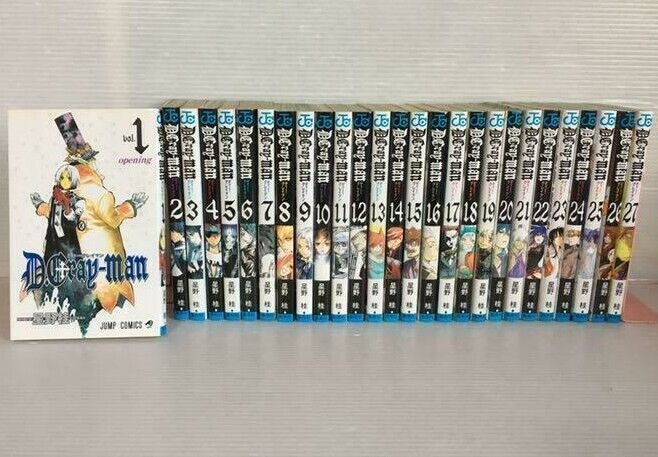 D.Gray man Vol.1-28 Latest Full Set Japanese Manga Comics jump