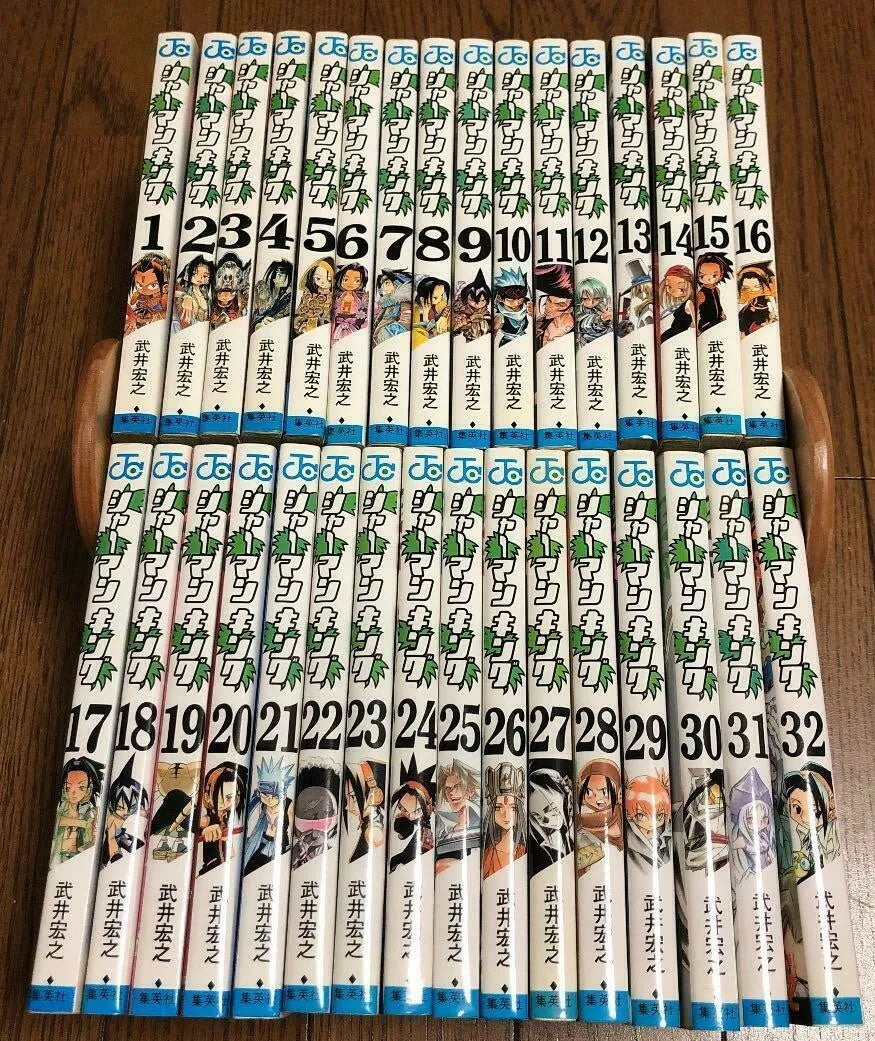 Shaman King Vol.1-32 Complete Full Set Japanese Manga Comics