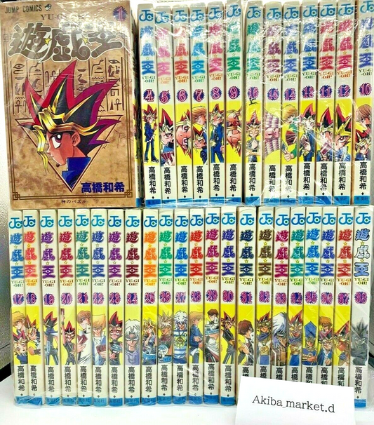 Yu-Gi-Oh! Vol.1-38 Complete Full Set Japanese Manga Comics