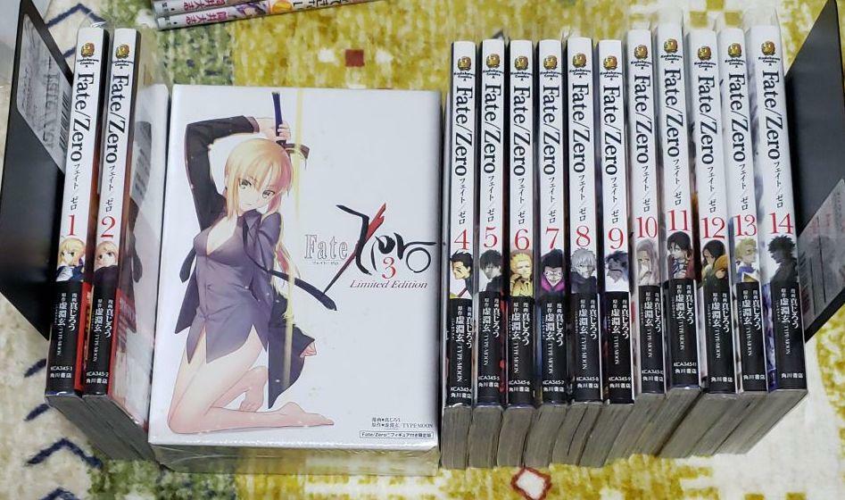 Fate Zero Vol.1-14 Complete Full Set Japanese Manga Comics Type-Moon stay night